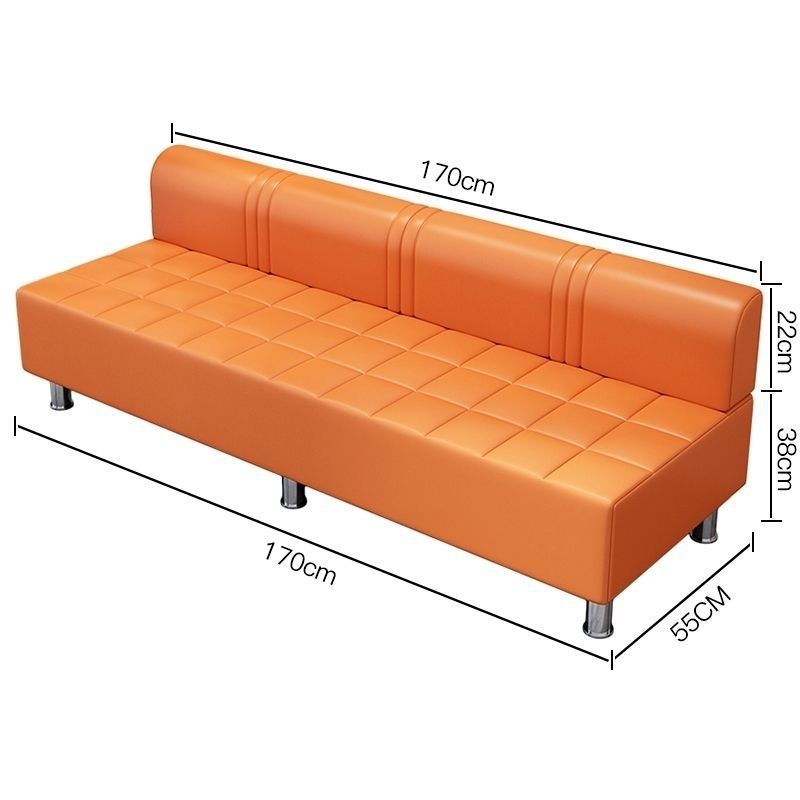 Influencer-approved salon waiting chair - stylish bench seat for hair salons & barbershops - comfortable lounging sofa for clients