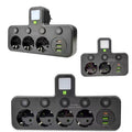 Korean european standard german standard european round plug converter socket to round hole conversion plug european style usb night light
