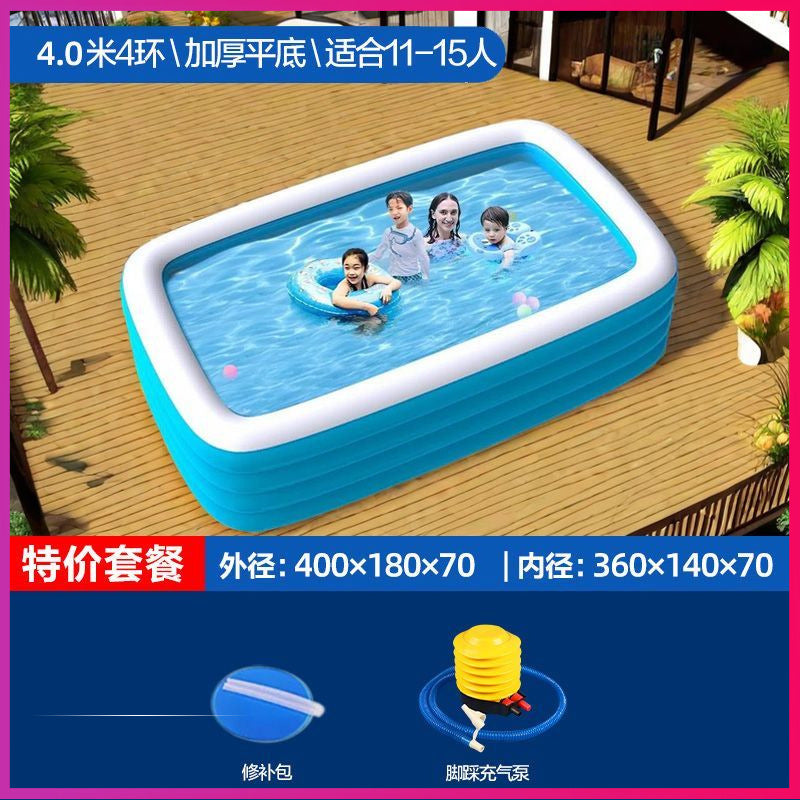 Inflatable swimming pool baby kids indoor swimming pool for home large foldable swimming pool outdoor water pool