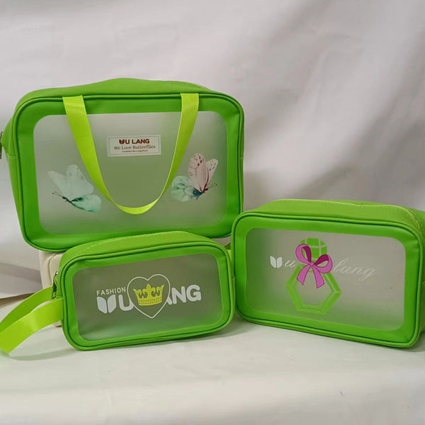 New  cosmetic bag large capacity ins wind high value JD portable cosmetic toilet bag waterproof beach bag