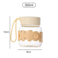 Letter internet celebrity fat cup glass ins style female high-looking easy to carry water cup mini small gift cup