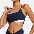 Color block slim-fit activewear set - outdoor sports, slimming yoga outfit for women, lightweight summer yoga wear