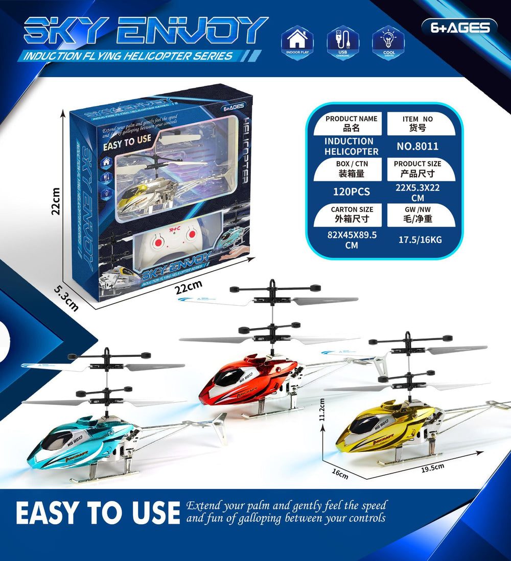 new arrival remote control helicopter usb charging, drop-resistant and anti-collision 2-way remote control aircraft model sensor good toy