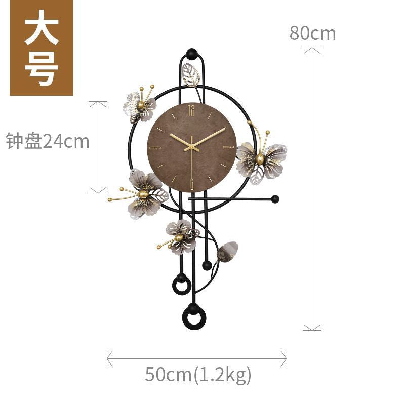 Flying bird collection classy wall clock elegant clock wall hanging living room clock background wall hanging clock 2025 new silent clock