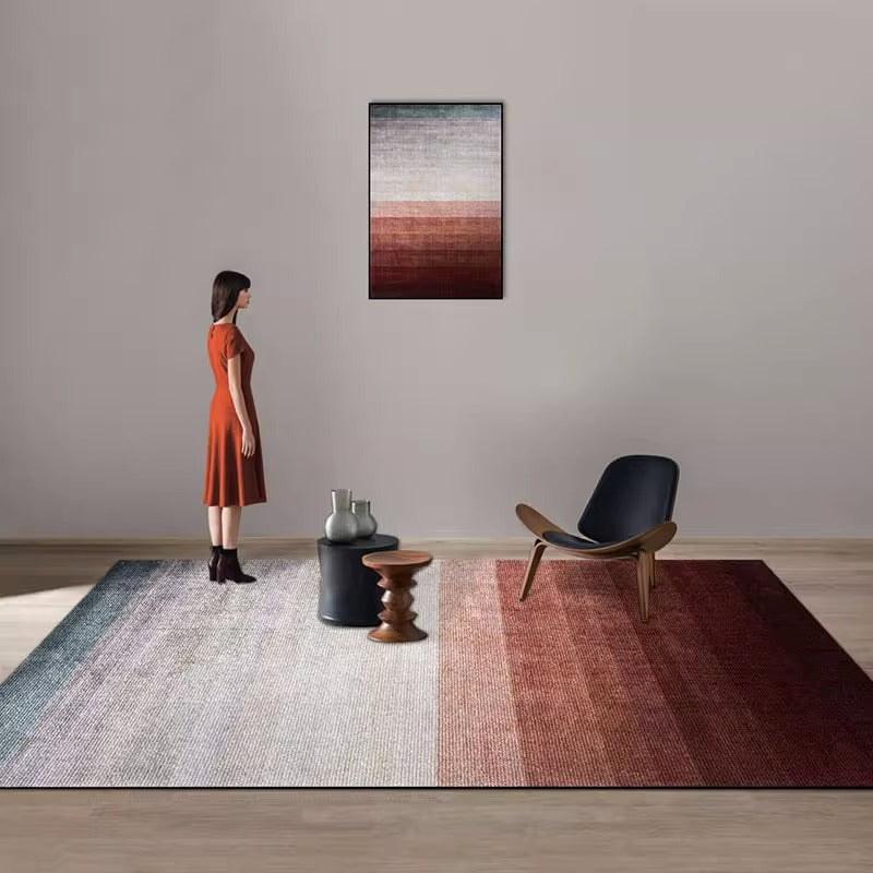 Carpet living room scandinavianins style simple modern bedroom room sofa coffee table floor mat large area full floor for home