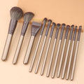 12-piece cangzhou makeup brush set - beginner-friendly soft bristle powder brush, eyeshadow brush, complete brush set, beauty tools, blush brush
