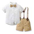 boyssuitk-stylenew arrivalwhite shirtkids handsome fashionable spring and summer baby style trendy birthday children's clothing
