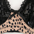 fashionnew arrivalsexy leopard printplus sizeintimates women's ultra-thin laceprinting push-up breathable bra suit