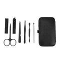 New premium stainless steel nail clipper set - 7 piece manicure & pedicure tool kit