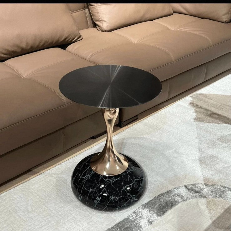 Scandinavianretro sofa side table living room coffee table small table iron side table bedside storage rack balcony casual round table