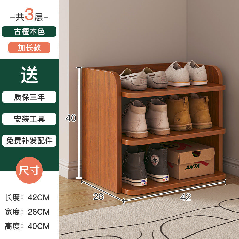 Shoe rack home door multi-layer small narrow simple storage artifact space saving 2025 new storage shoe cabinet
