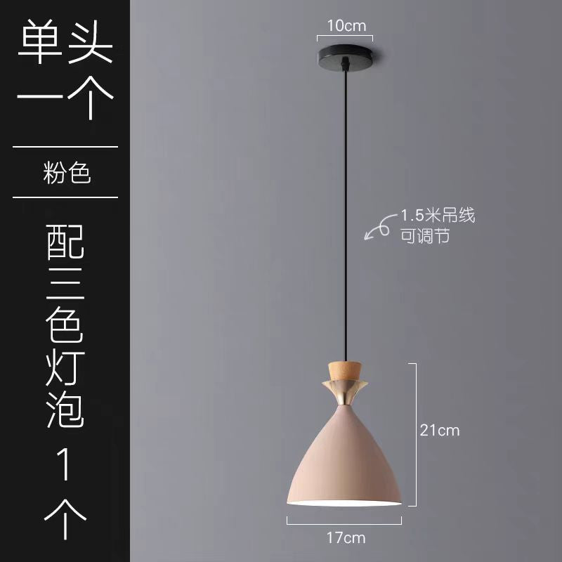 Modern casual macaron chandelier creative milk tea shop popularins bar restaurant lamp scandinavian restaurant chandelier