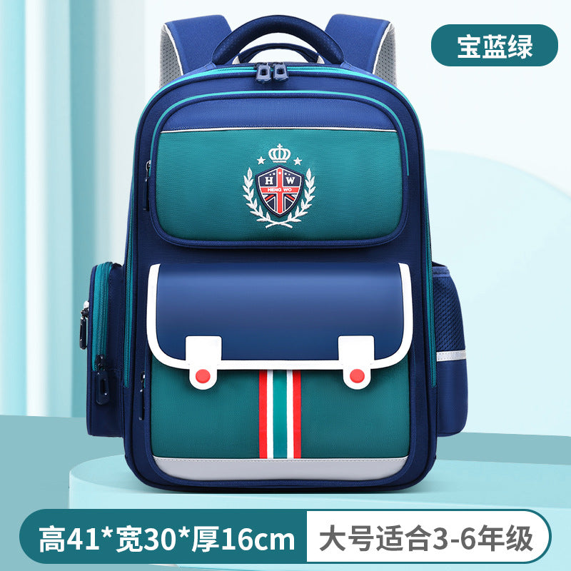 New arrival waist and spine protection to reduce the burden of primary school bags for men and women, 3 to 6 grade kids backpacks, large capacity abrasion resistant