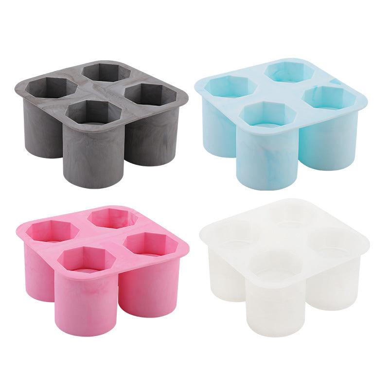 Ice American cup Douyin same ice cube mold silicone ice grid ice box ice wine glass household creative bar wine set