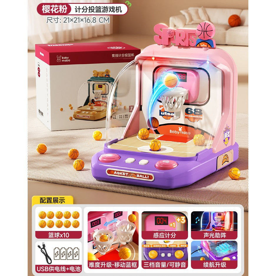 new product basketball arcade game toy - children's desktop basketball game machine - educational thinking training & focus enhancement - ages 3-6