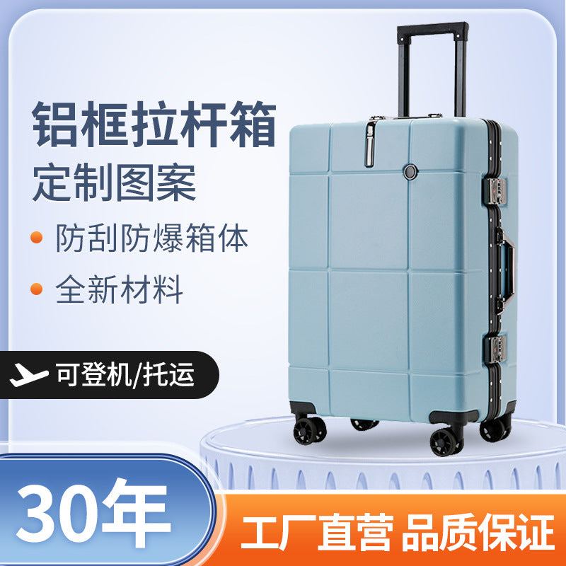 Luggage female ins small light suitcase universal wheel 24 male and female multi-capacity student password case trolley case