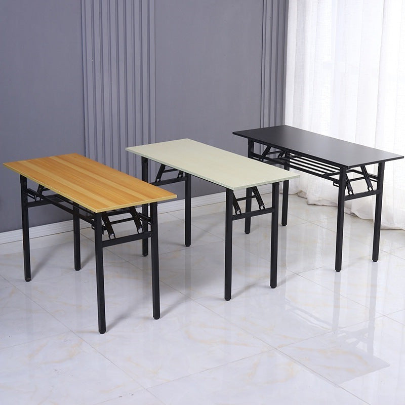 Economical modern folding table training table bench conference office desk minimalist single-tier foldable outdoor study table