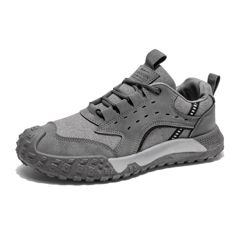 Spring casual shoes men's fashion work shoes breathable sneakers hiking trendy men's shoes sports outdoor construction site