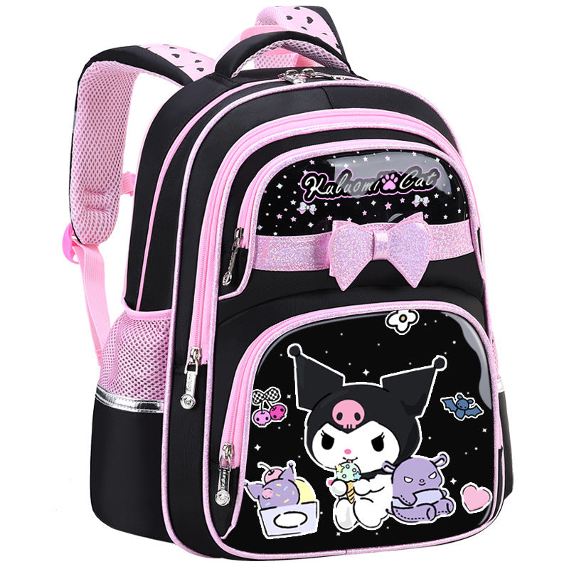 Schoolbag for 1-3-6 grade kids female primary school students 6-9-12 years old large capacity ultra-light backpack to reduce burden