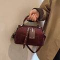 Autumn winterfall and winternew arrival boston pillow bag fashion stitching easiest for matchniche style shoulder bag big bag