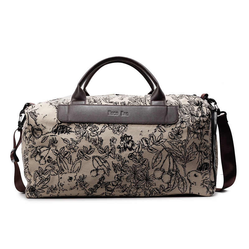 New Chinese-style large-capacity short-distance travel bag, women's lightweight portable luggage bag, maternity bag storage bag, travel luggage bag