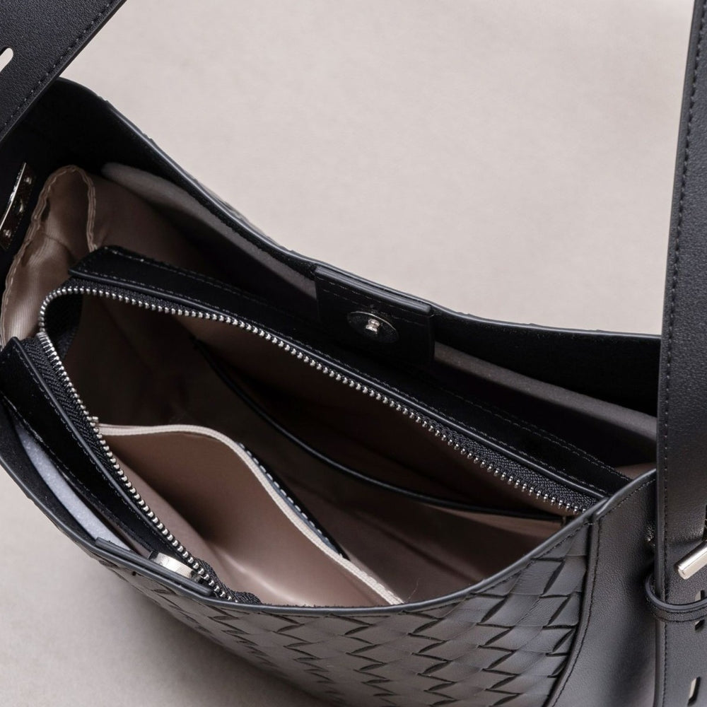 2024 spring/summer fashion crossbody shoulder bag - woven bucket bag - versatile commuter tote with large capacity