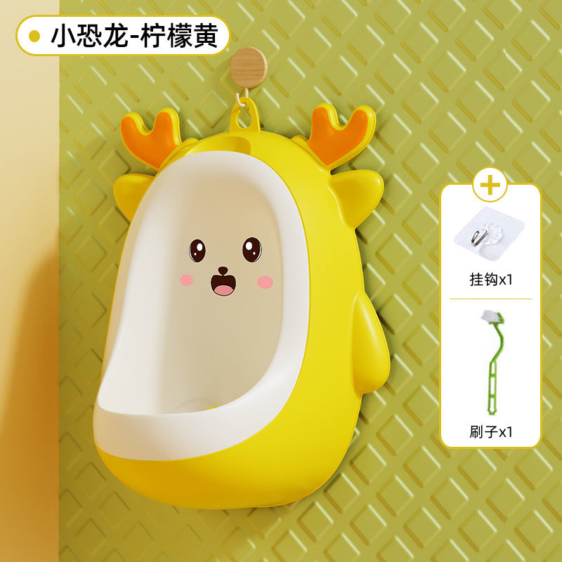 Wall-mounted potty for boys - portable urinal for babies & toddlers - standing toilet training urinal - pee training device