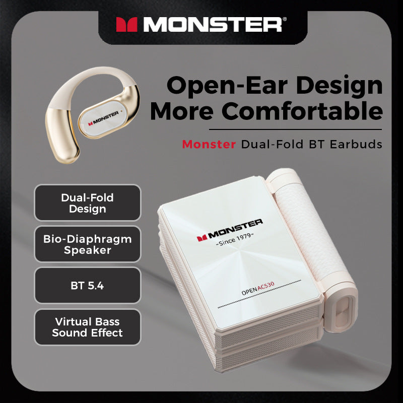 Mosheng ac530 wireless bluetooth headphones foldable ear-hook gaming sports running long battery life cross-border open