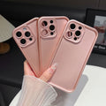 Custom metallic paint "eye of heaven" ladder phone case - compatible with apple 16, diamond sand spray paint, solid color, protective for samsung and xiaomi