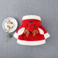 Newborn baby hooded sweater, thickened fleece autumn/winter windproof outerwear, girls' sweater - direct from the manufacturer