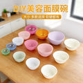 Beauty bowl spa mask mixing tool plastic mask bowl wholesale set - flat rim bowl