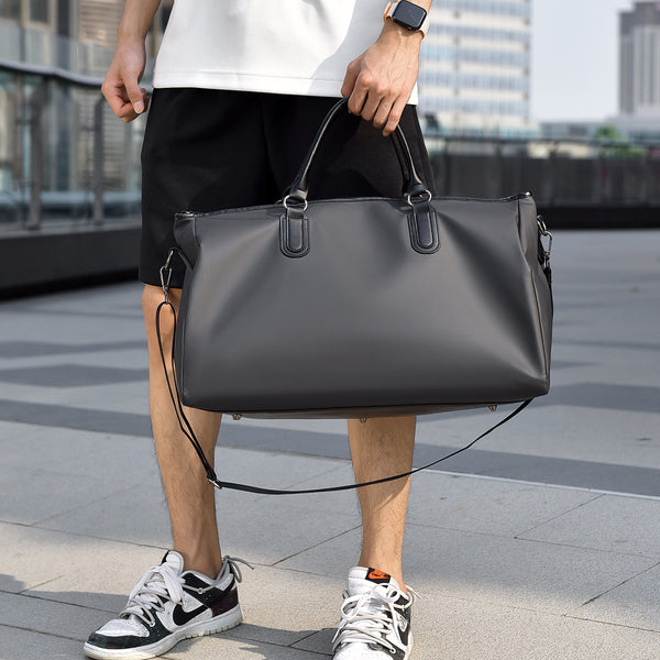 Fashion Casual Shoulder Portable Travel Bag Men's Travel Business Travel Bag Dry and Wet Separation Fitness Bag Women