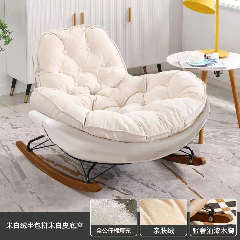 For home rocking chair can lie down and sleep chair adult lazy sofa popular balcony casual rocking chair