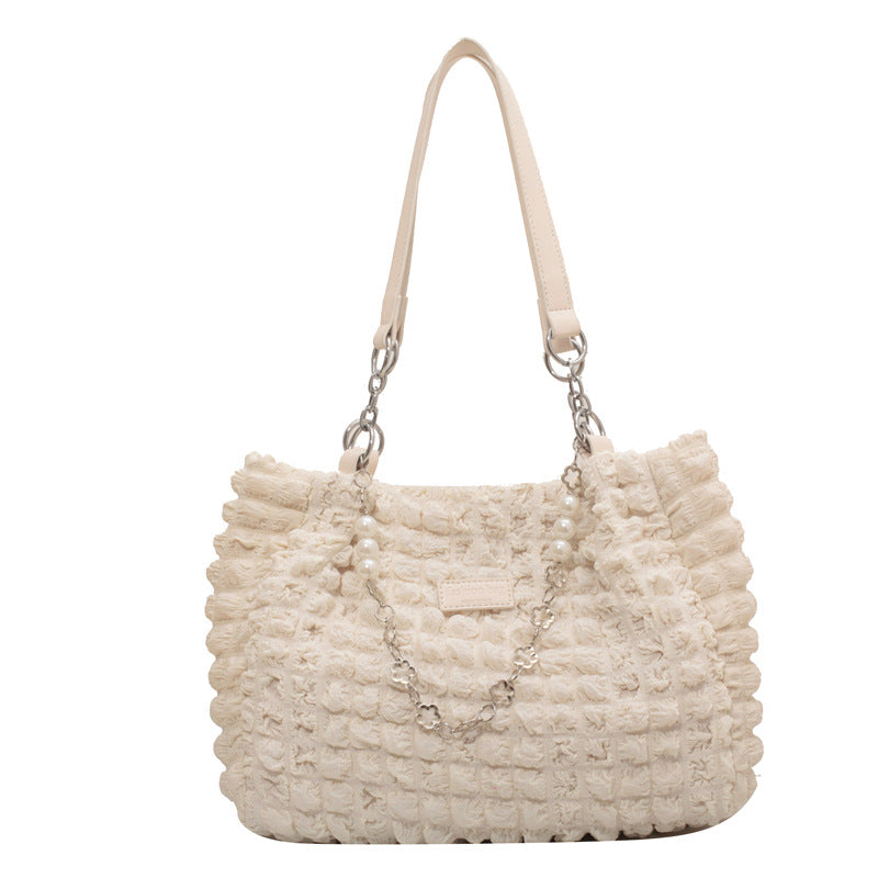 Cross-border high-end large-capacity bag women's 2025 new trendy fashion shoulder bag underarm bag versatile tote bag