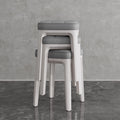Modern minimalist plastic stool -  new arrival chair - dining chair - light luxury high-end feel - home use - small apartment dining table chair