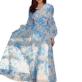summer new arrival: european and american  high-waisted, elegant, french-style, slim-fit, long, flowy vacation dress