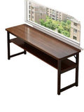 Computer desk single double layer office desk complete set rectangular training workbench for home living room desktop storage study table