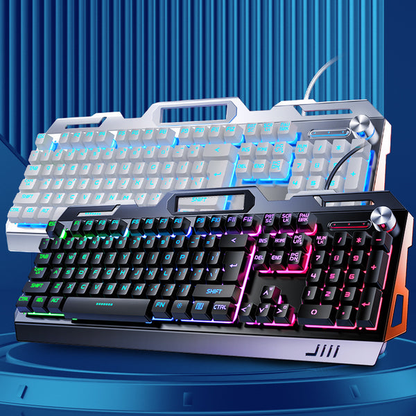 Silver Condor V2 mechanical feel game keyboard desktop computer notebook wired luminous e-sports manufacturer  wish
