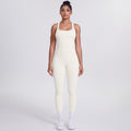 New racerback sports bra set - barely-there feel, compression fit, quick-dry, butt-lifting yoga outfit for outdoor running and fitness