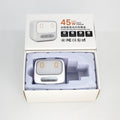 ai voice 45w gan charger - compatible with apple ipad, macbook, voice-activated fast charging adapter