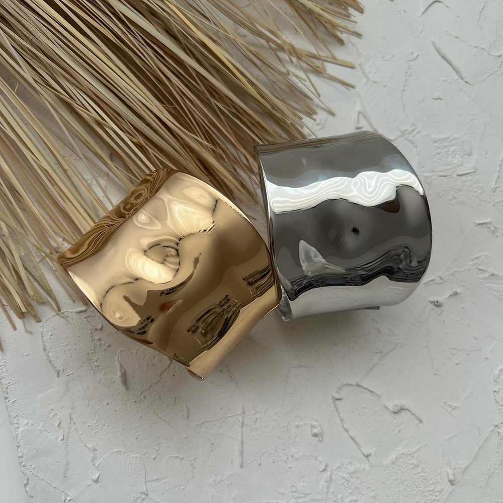 Open bangle wholesale: european & american cross-border statement jewelry, ancient forged alloy wide bangle, electroplated fashion bracelet for women