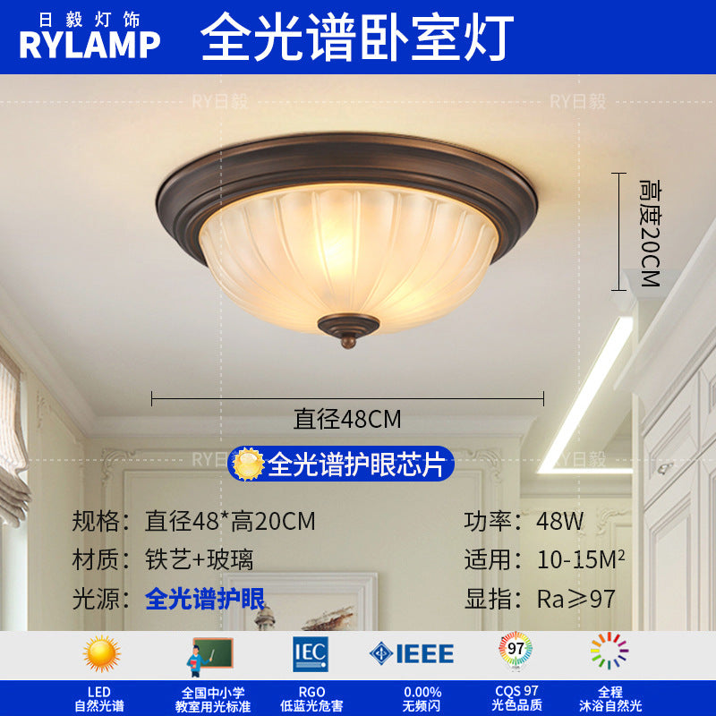 French antique living room chandelier retro high-end solid wood designer bedroom dining room art Zhongshan lighting