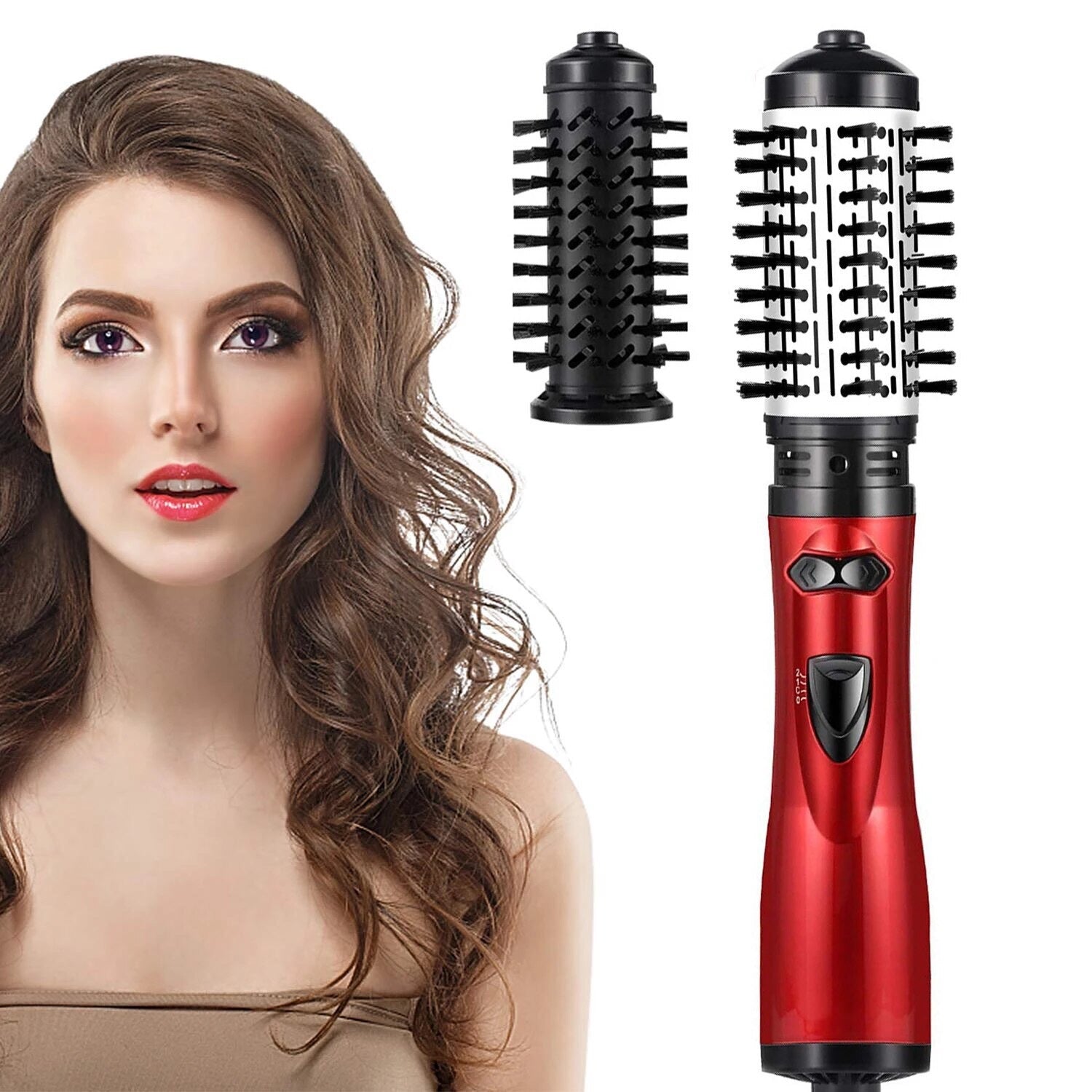 Cross-border negative ion hair dryer, multi-functional electric hair straightener, automatic curling iron, hairdresser, three-in-one hot air comb