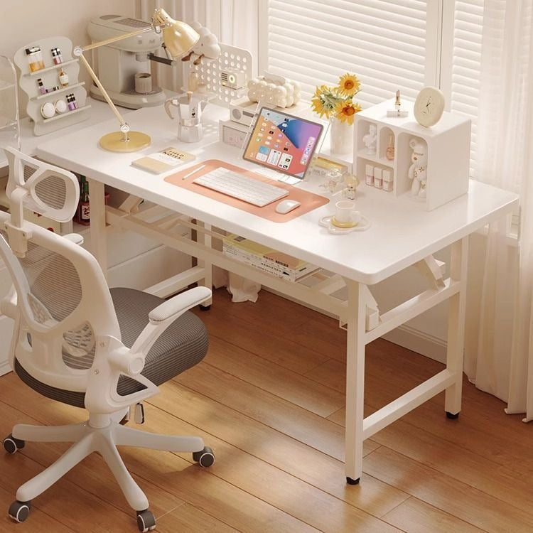 Foldable computer desk desktop desk casual modern home office table bedroom simple study table writing desk