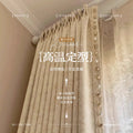 Xiaohongshu best selling morris flower french chenille blackout curtains living room bedroom curtain cloth shaoxing keqiao cloth
