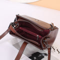 Fashion genuine leather women's bag crossbody bag women's 2025new arrivalretroeasiest for match shoulder bag classy sense work clothingsatchel bag