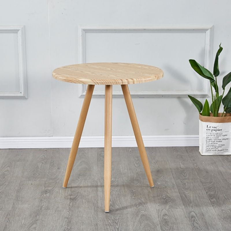 Scandinavian modern casual imitation solid wood negotiation table and chair combination small apartment balcony creative casual milk tea shop chair