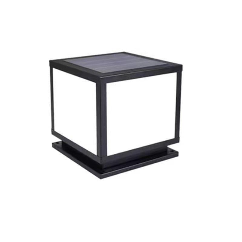 Solar powered pillar lights - outdoor waterproof garden lights - wired version - perfect for gardens, villas, gateways, and fences - creates a welcoming ambiance