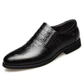 2024 new versatile men's leather shoes - soft sole business casual loafers - perfect for work, security, and dad shoes - wholesale available