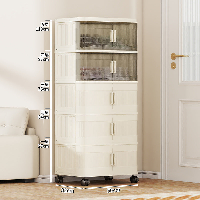 Installation-free shoe box Transparent shoe storage box Multifunctional large storage shoe cabinet Thickened multi-layer folding shoe rack